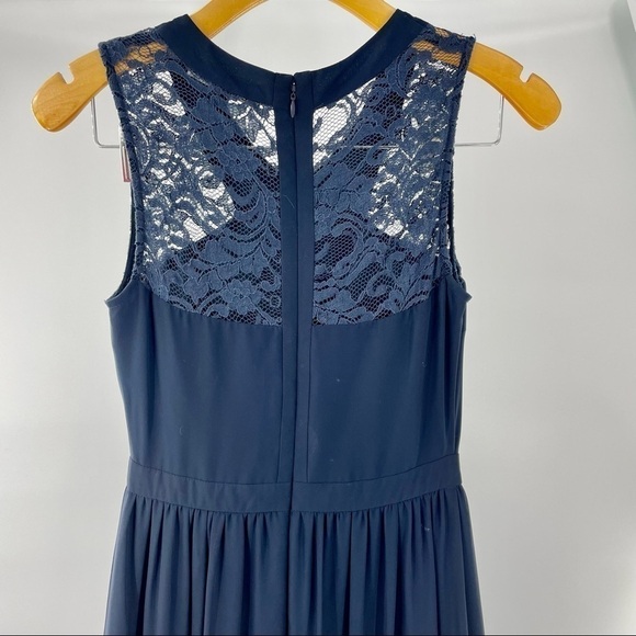 GIANNI BINI Geneva Sheer Lace Halter Maxi Dress - Picture 9 of 14